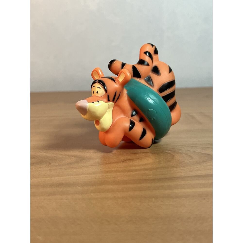Disney Sassy Rubber Tigger In Green Tube 3” Figure